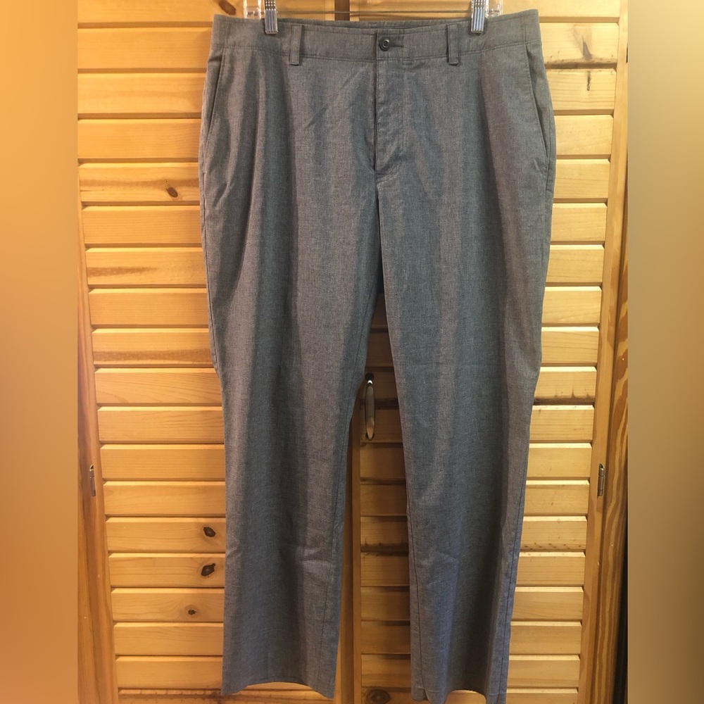 MEN’S GRAND SLAM REGULAR FIT ACTIVE WAISTBAND PERFORMANCE GOLF PANTS 36x30, GRAY
